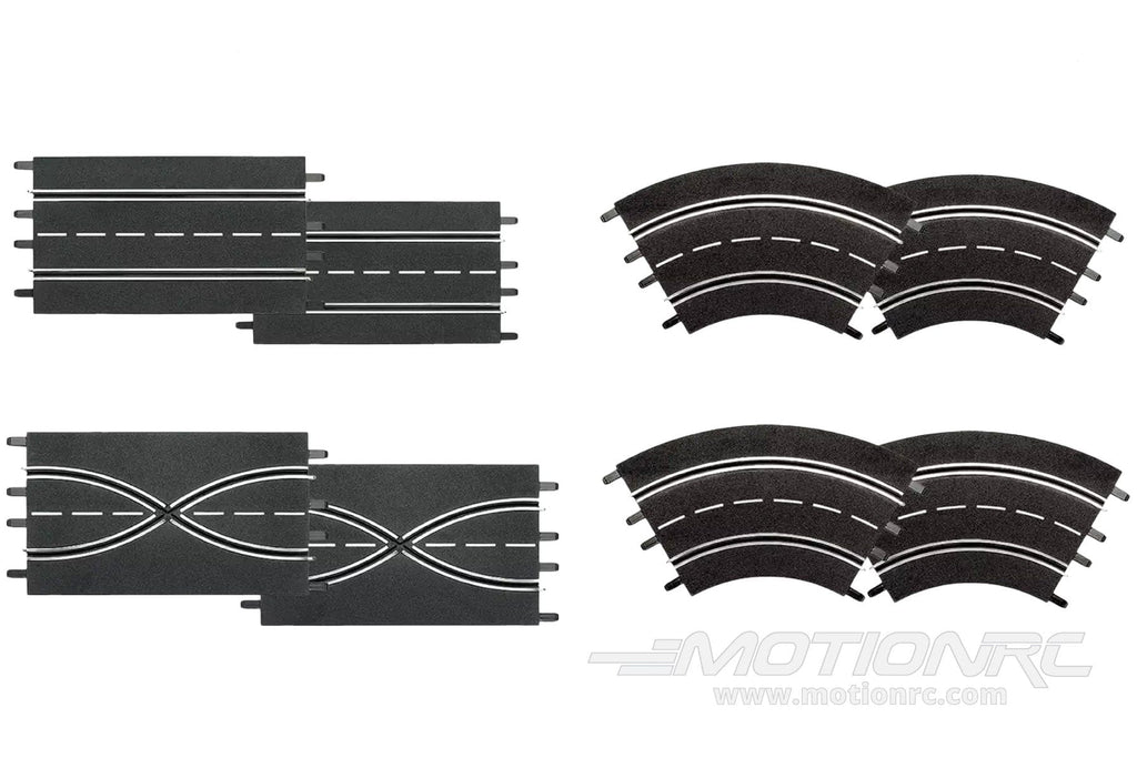 Carrera Track Extension Set (2 Straights, 2 Lane Change Sections, 4 Curves 1/60°) CRE20026953