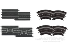 Load image into Gallery viewer, Carrera Track Extension Set (2 Straights, 2 Lane Change Sections, 4 Curves 1/60°) CRE20026953
