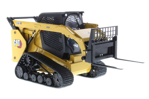 Diecast Masters 1/16 Scale Caterpillar 297D2 Multi-Terrain Diecast Loader - RTR with Bucket, Auger, Forks, and Broom - (OPEN BOX) DCM28008