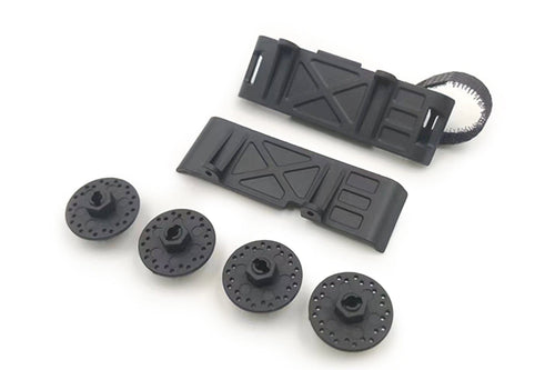 Hobby Plus 1/18 Scale EVO Pro Skid Plate and Wheel Hex Set HBP240377