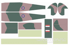 Load image into Gallery viewer, Nexa 1400mm DH.82 Tiger Moth British Camo Covering Set (Fuselage &amp; Tail) NXA1003-108
