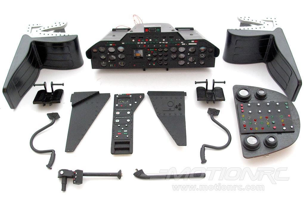 Roban 800 Size Airwolf Complete Cockpit Set - (OPEN BOX) RBN-70-117-AW(OB)