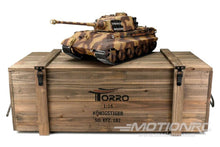 Load image into Gallery viewer, Torro German King Tiger 1944 Eastern Front Camo 1/16 Scale Heavy Tank IR with Cannon Smoke - RTR - (OPEN BOX) TOR11515-CA(OB)

