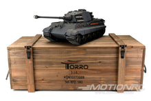 Load image into Gallery viewer, Torro German King Tiger Grey 1/16 Scale Heavy Tank IR with Cannon Smoke - RTR TOR11514-GY
