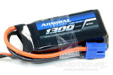 Load image into Gallery viewer, Admiral 1300mAh 3S 11.1V 25C LiPo Battery with EC3 Connector EPR13003EC3
