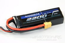 Load image into Gallery viewer, Admiral 2200mAh 3S 11.1V 35C LiPo Battery with XT60 Connector EPR22003X6
