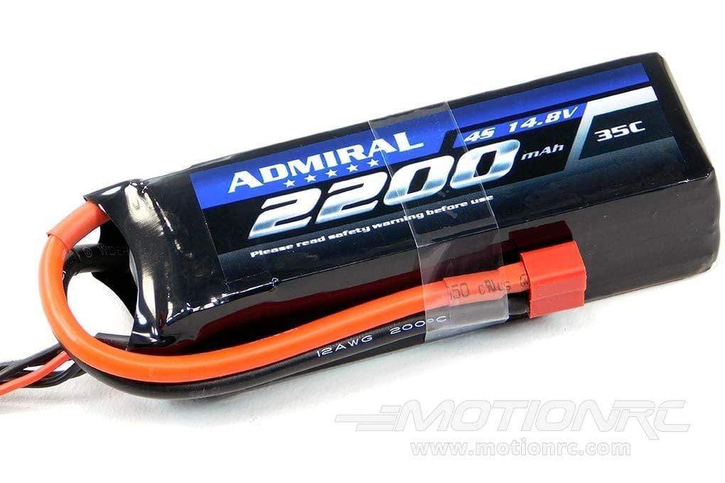 Admiral 2200mAh 4S 14.8V 35C LiPo Battery with T Connector EPR22004