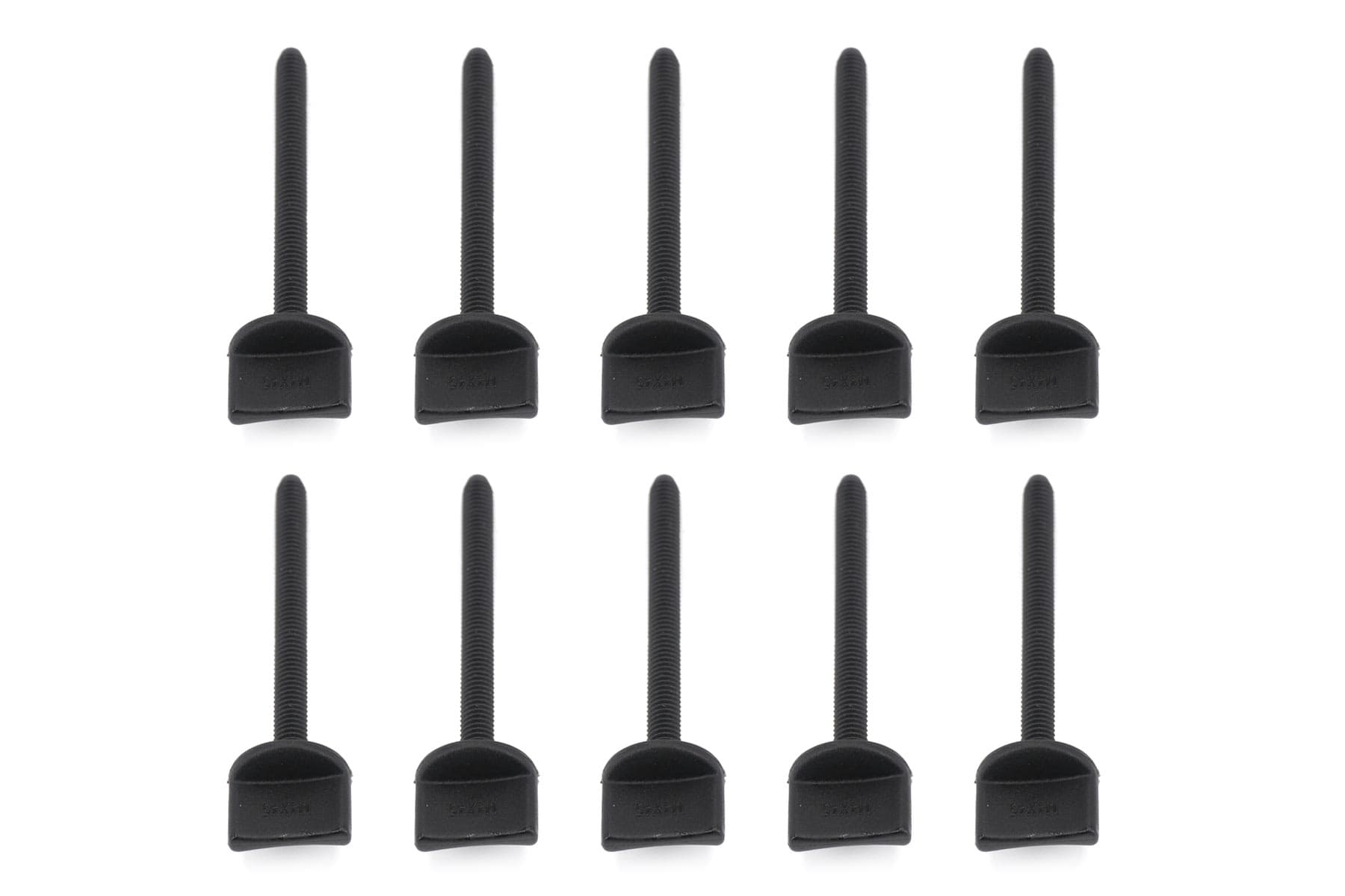 BenchCraft M4 x 45mm Nylon Thumb Screws - Black (10 Pack)