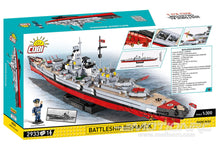 Load image into Gallery viewer, COBI Executive Edition German Battleship Bismarck 1:300 Scale Building Block Set COBI-4840
