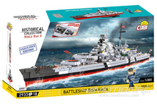 Load image into Gallery viewer, COBI Executive Edition German Battleship Bismarck 1:300 Scale Building Block Set COBI-4840
