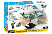 Load image into Gallery viewer, COBI Supermarine Spitfire MK.VB 1:32 Scale Building Block Set COBI-5725
