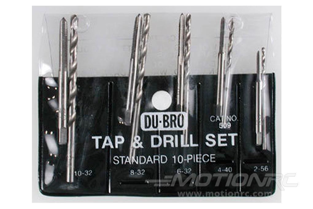 Dubro 10 Piece Standard Tap and Drill Set DUB509