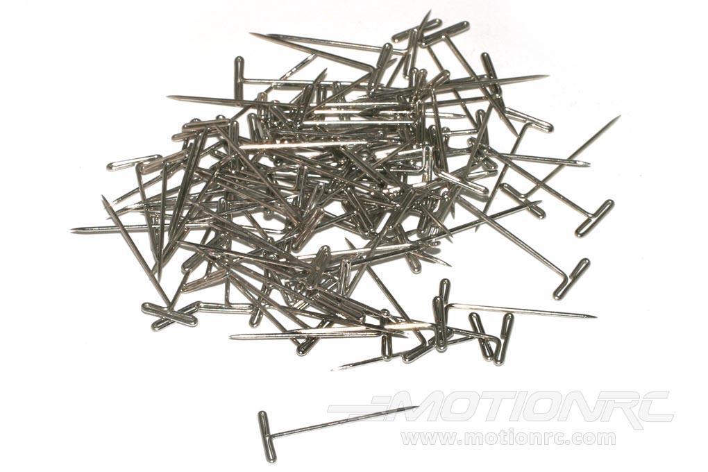 Dubro 25.4mm / 1" Nickel Plated T-Pins (100 Pack) DUB252
