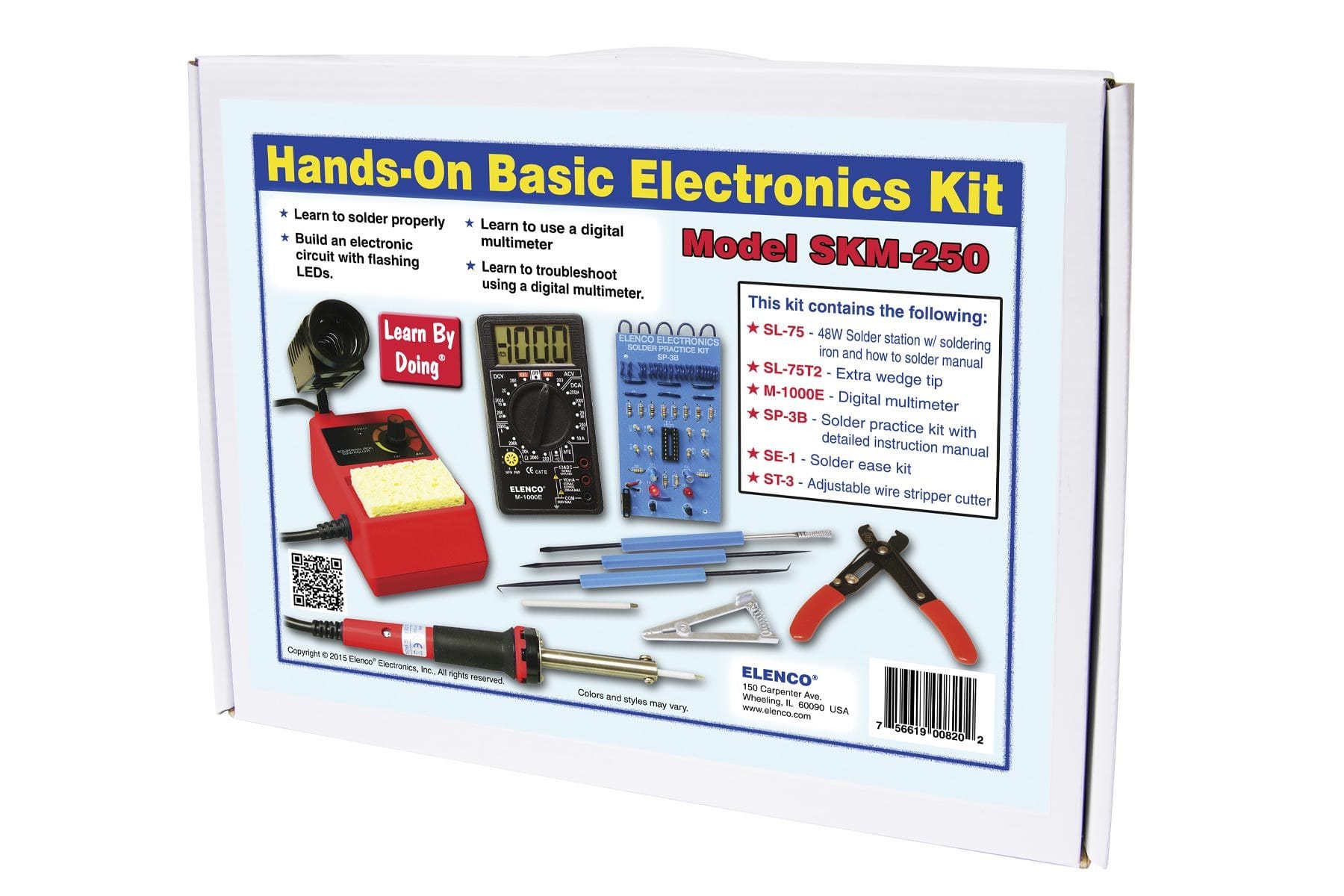 Elenco Hands-On Basic Electronics Kit ELE-SKM250