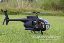 Load image into Gallery viewer, RotorScale AH-6 Attack Tactical Black 450 Size Helicopter - PNP RSH0002P
