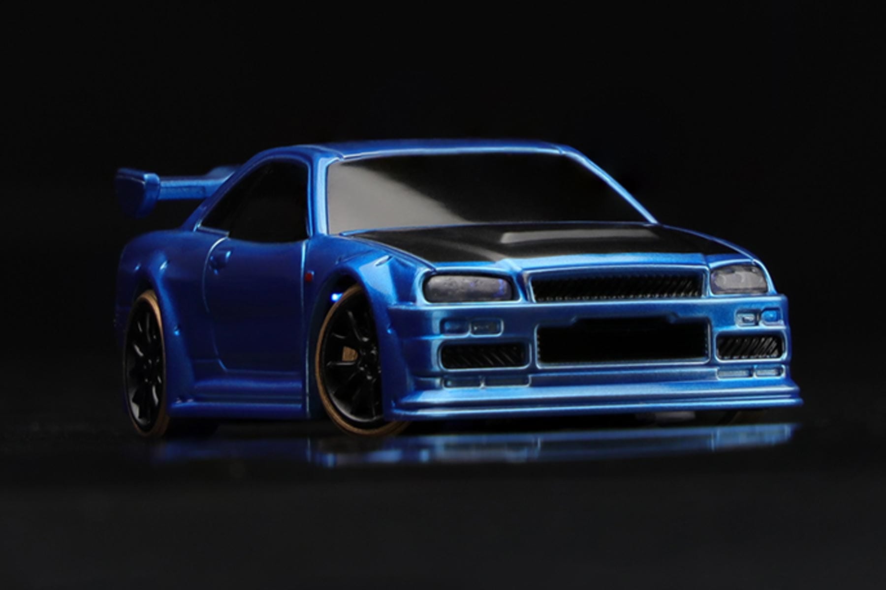 Turbo Racing 1/76 Super Drift Car RTR Blue Version w/ Gyro C64-B
