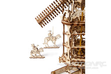 Load image into Gallery viewer, UGears Tower Windmill Mechanical 3D Wooden Model Kit UTG0046
