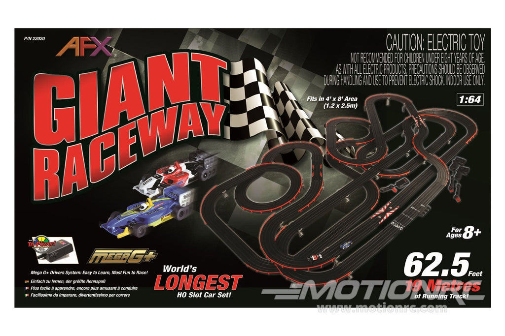 AFX Giant Raceway HO Scale Slot Car Set AFX22020