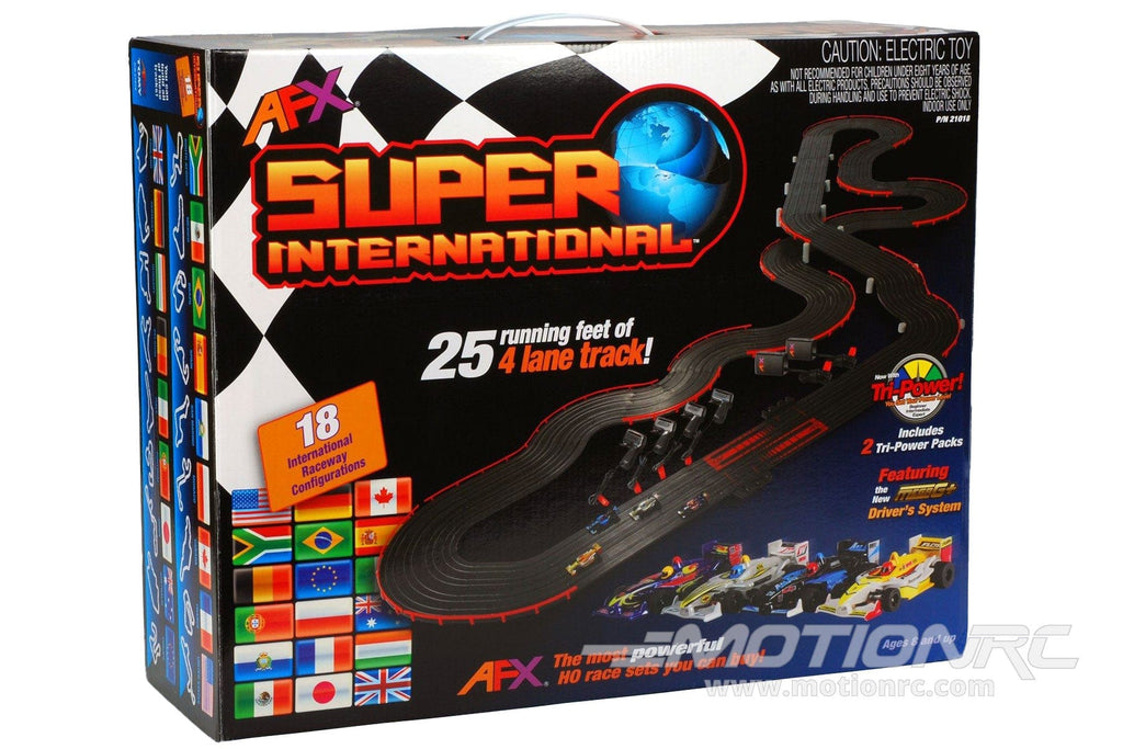 AFX Super International HO Scale Slot Car Set AFX21018