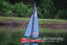 Load image into Gallery viewer, Bancroft Focus V3 Red 995mm (39.2&quot;) Sailboat - RTR BNC1047-002
