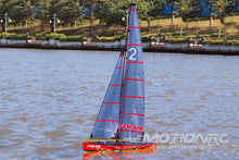 Load image into Gallery viewer, Bancroft Focus V3 Red 995mm (39.2&quot;) Sailboat - RTR BNC1047-002
