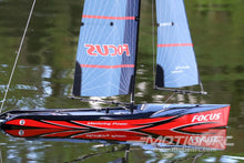 Load image into Gallery viewer, Bancroft Focus V3 Red 995mm (39.2&quot;) Sailboat - RTR BNC1047-002
