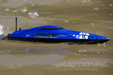 Load image into Gallery viewer, Bancroft Swordfish Mini Blue 430mm (17&quot;) Racing Boat - RTR - (OPEN BOX) BNC1012-002(OB)
