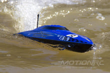 Load image into Gallery viewer, Bancroft Swordfish Mini Blue 430mm (17&quot;) Racing Boat - RTR - (OPEN BOX) BNC1012-002(OB)
