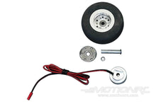 Load image into Gallery viewer, Black Horse 1890mm L-39 Albatros 120N Turbine Main Wheel with Brake 75mm BHM1022-126
