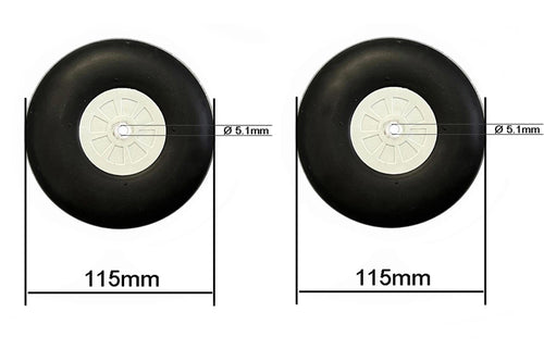 Black Horse 2500mm Heinkel He 111 Main Wheels BHM1017-119