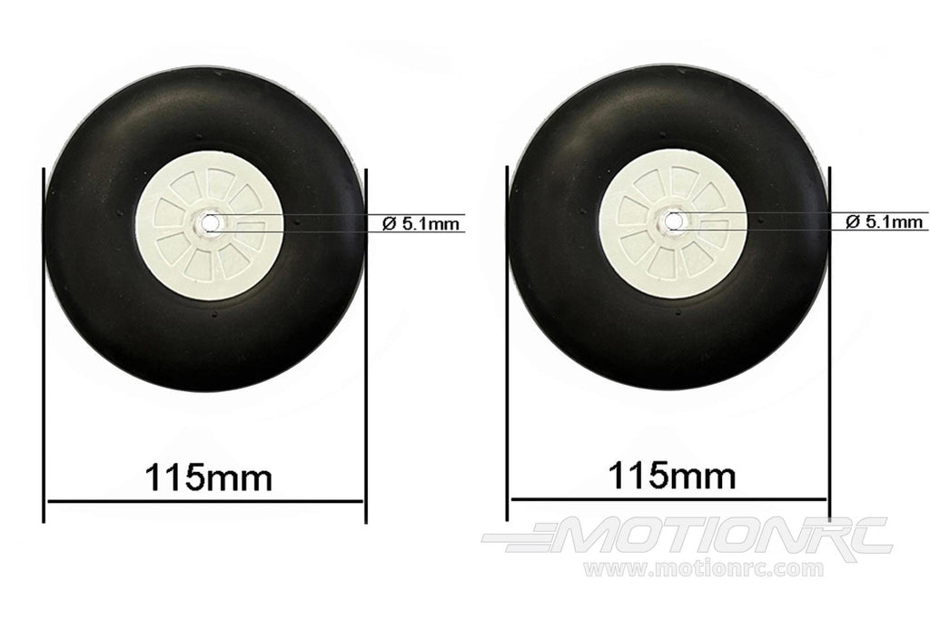 Black Horse 2500mm Heinkel He 111 Main Wheels BHM1017-119