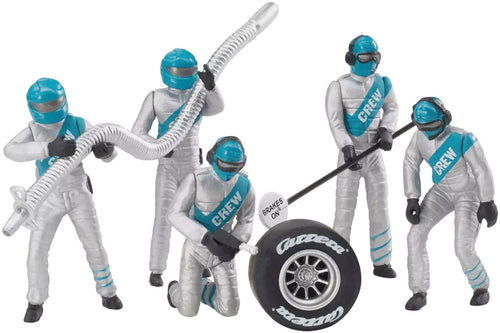 Carrera 1/32 Scale Figures Silver Mechanics (5) CRE20021133