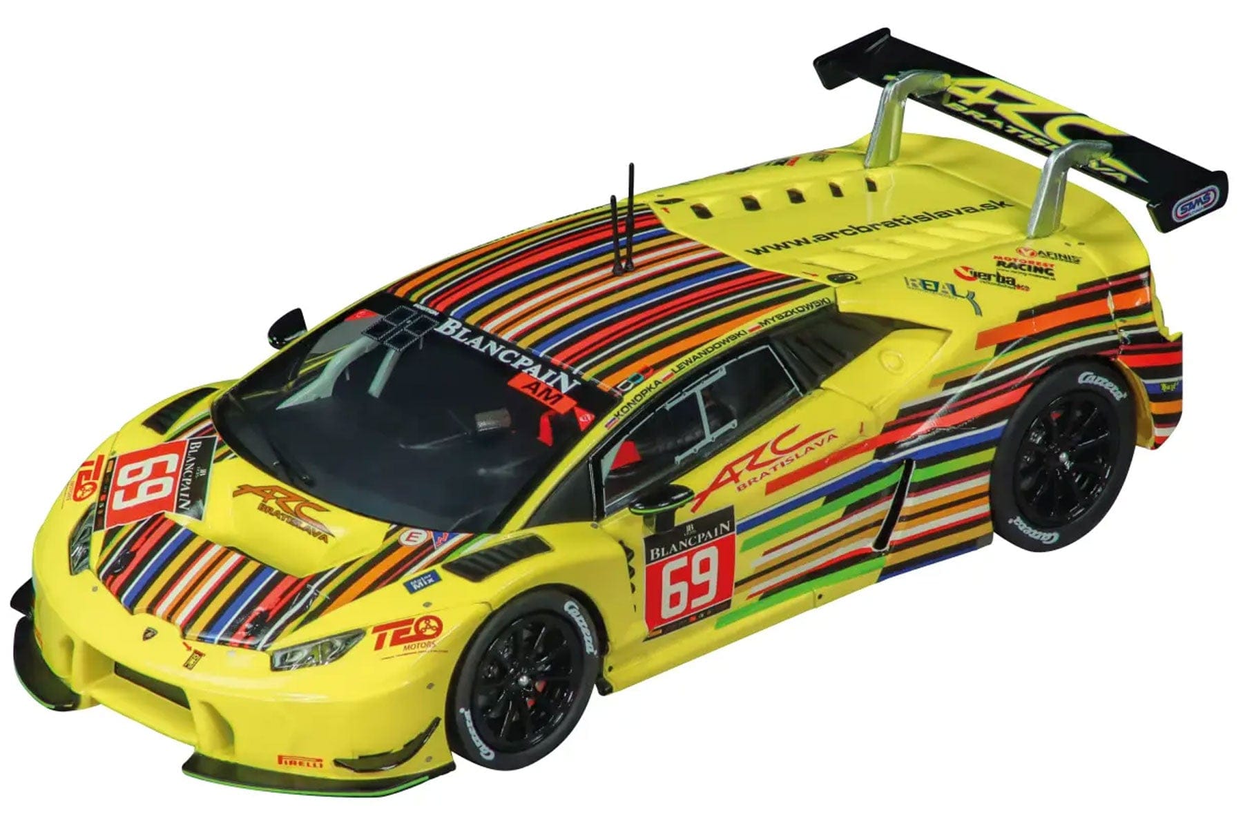 Carrera 1/32 Scale Lamborghini Huracán GT3 ARC Bratislava No.69 24H Spa 2016 Digital Slot Car CRE20031080