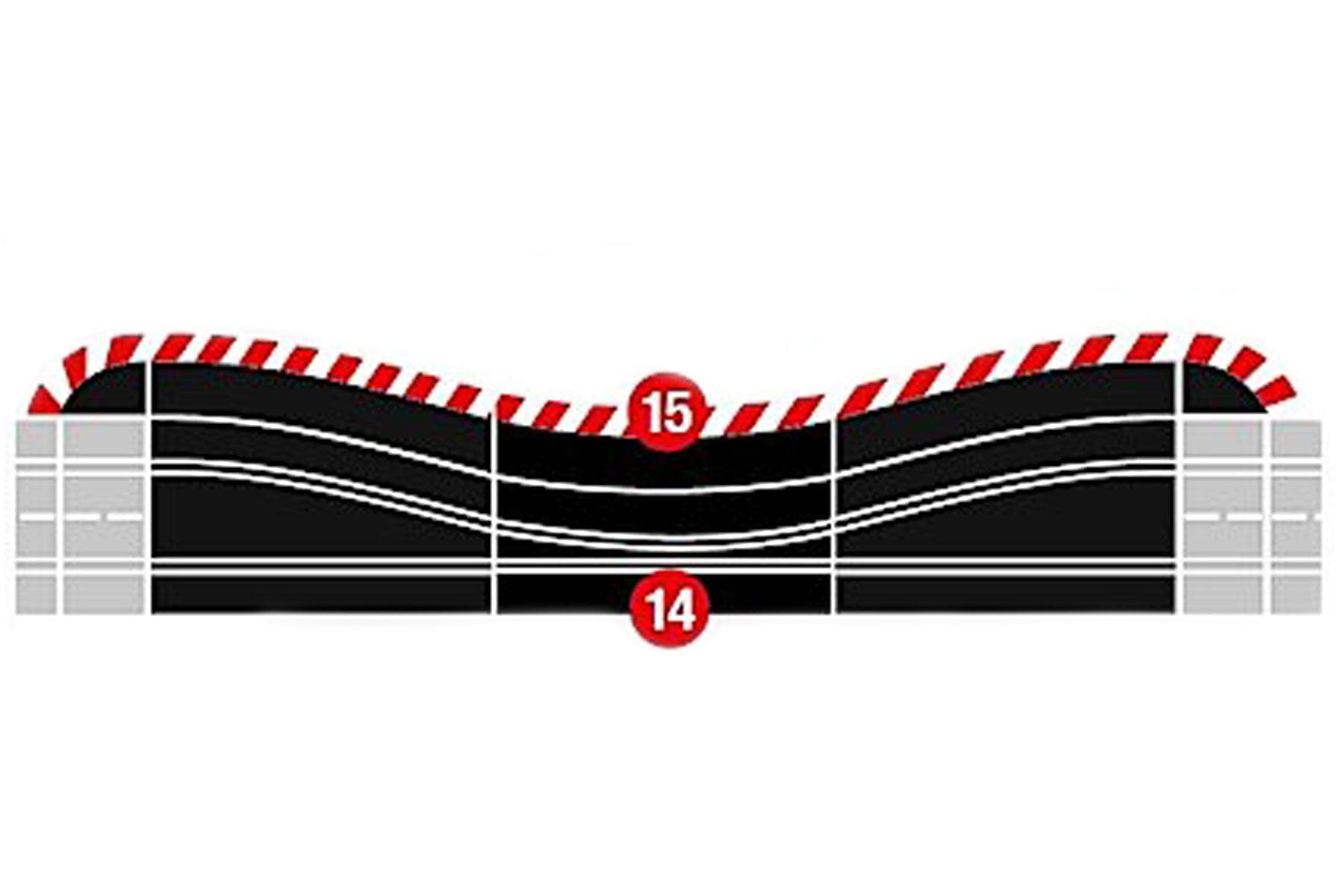 Carrera Chicane Track for Digital 124, 132, and Evolution Tracks CRE20030373