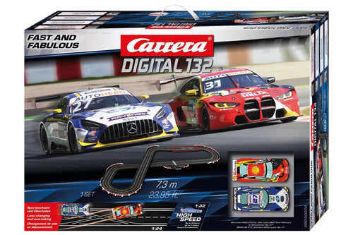 Carrera DTM Fast and Fabulous 1/32 Scale Digital Slot Car Set CRE20030030