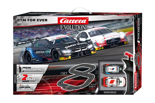 Carrera DTM Forever 1/32 Scale Evolution Slot Car Set CRE20025239