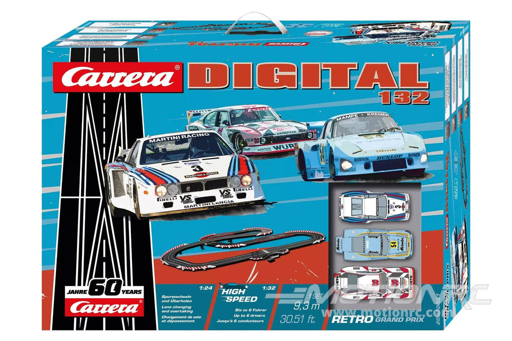 Carrera Retro Grand Prix 1/32 Scale Digital Slot Car Set CRE20030031