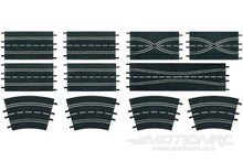 Load image into Gallery viewer, Carrera Track Extension Set (4 Straights, 2 Lane Change Sections, 2 Chicanes, 4 Curves 2/30°) CRE20026956
