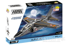 Load image into Gallery viewer, COBI France Dassault Alpha Jet Fighter 1:48 Scale Building Block Set COBI-5842
