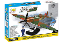 Load image into Gallery viewer, COBI Hawker Hurricane (No.302 Sqn.RAF) 1:32 Scale Building Block Set COBI-5762
