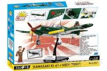 Load image into Gallery viewer, COBI Japanese Kawasaki KI-61 Hien &quot;Tony&quot; 1:32 Scale Building Block Set COBI-5740
