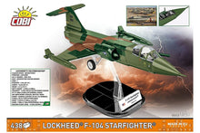 Load image into Gallery viewer, COBI Lockheed F-104 Starfighter 1:48 Scale Building Block Set COBI-2426

