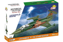 Load image into Gallery viewer, COBI Lockheed F-104 Starfighter 1:48 Scale Building Block Set COBI-2426
