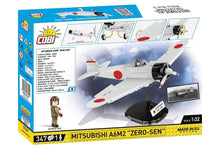 Load image into Gallery viewer, COBI Mitsubishi A6M2 &quot;Zero-Sen&quot; 1:32 Scale Building Block Set COBI-5729
