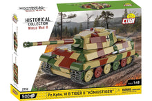 Load image into Gallery viewer, COBI Pz.Kpfw. VI B Tiger II Königstiger Tank 1:48 Scale Building Block Set COBI-2732
