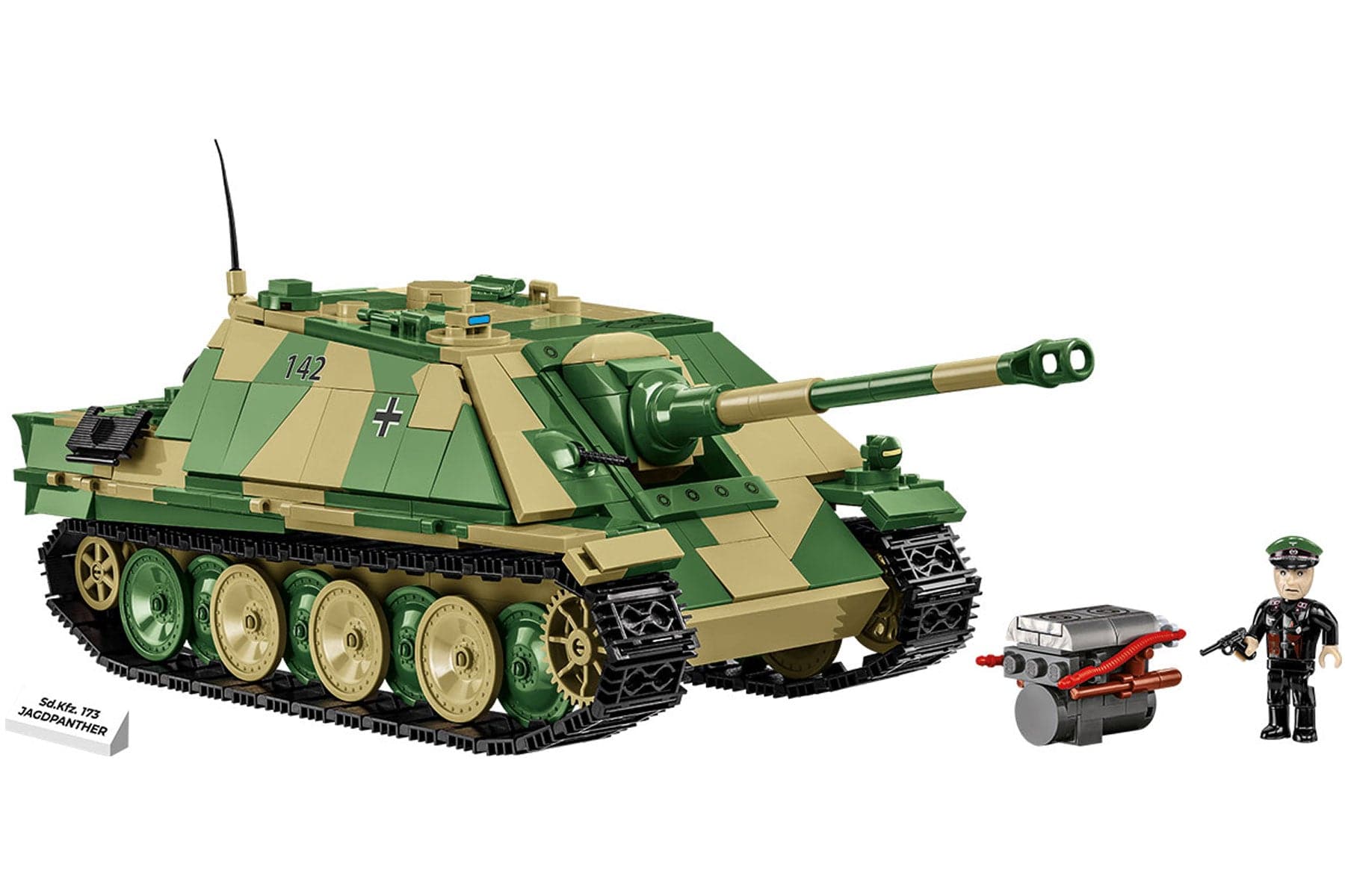 COBI WWII German Jagdpanther (SD.KFZ.173) 1:28 Scale Building Block Set COBI-2574