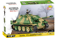 Load image into Gallery viewer, COBI WWII German Jagdpanther (SD.KFZ.173) 1:28 Scale Building Block Set COBI-2574
