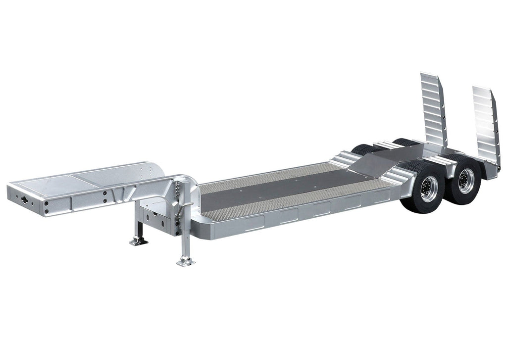 Double Eagle 1/14 Scale Metal Double-Axle Flatbed Lowboy Trailer - KIT EE012-003