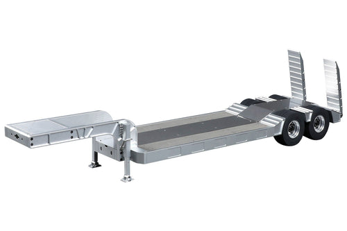Double Eagle 1/14 Scale Metal Double-Axle Flatbed Lowboy Trailer - KIT EE012-003