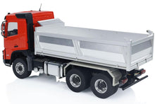 Load image into Gallery viewer, Double Eagle Volvo FMX 1/14 Scale Red Metal Hydraulic 6x6 Dump Truck - RTR EE115-003R
